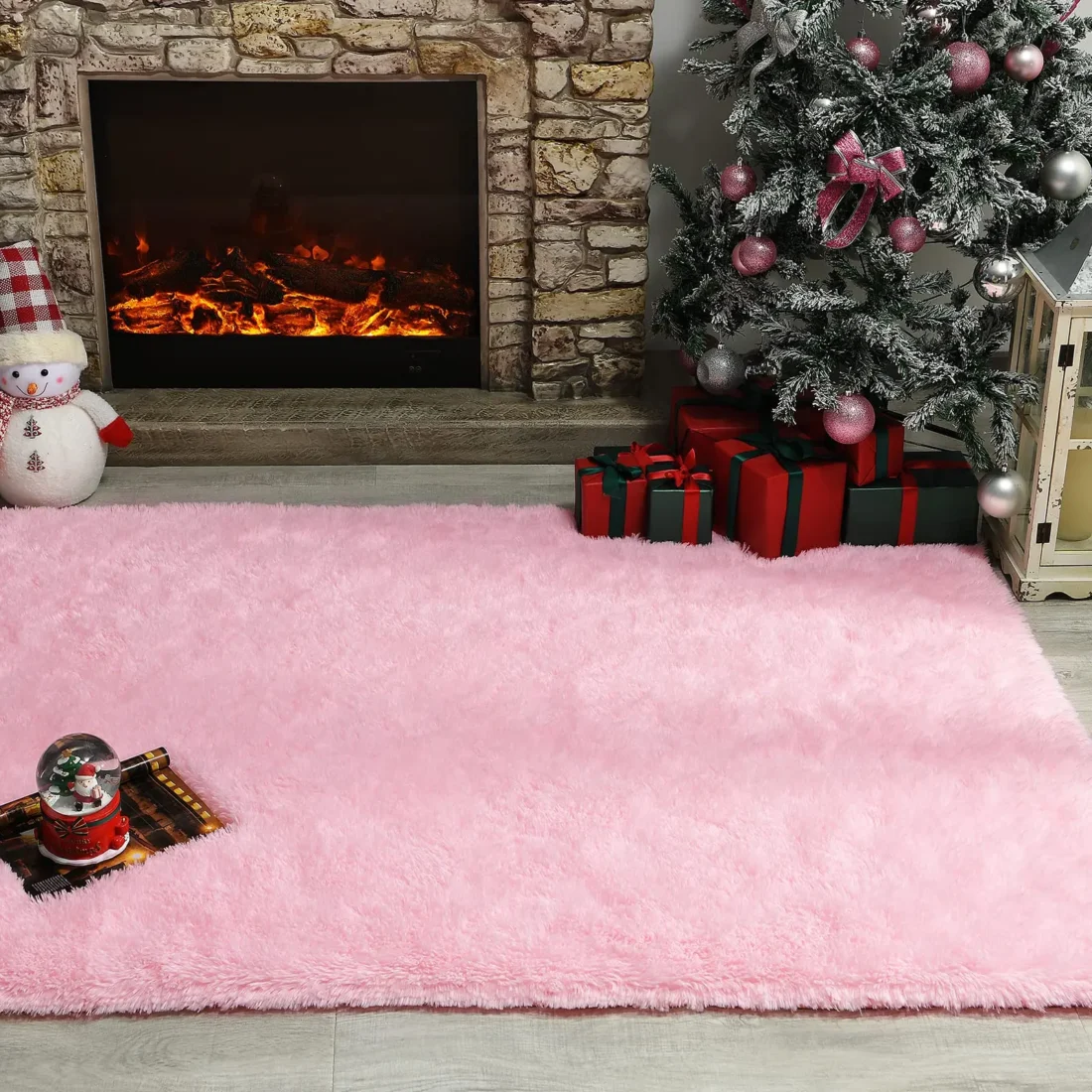 Long Plush Carpet For Living Room Modern Sofa Mat Fluffy Children Bedroom Bedside Rugs Gray Balcony Kids Crawling Cushion Beige - Image 3