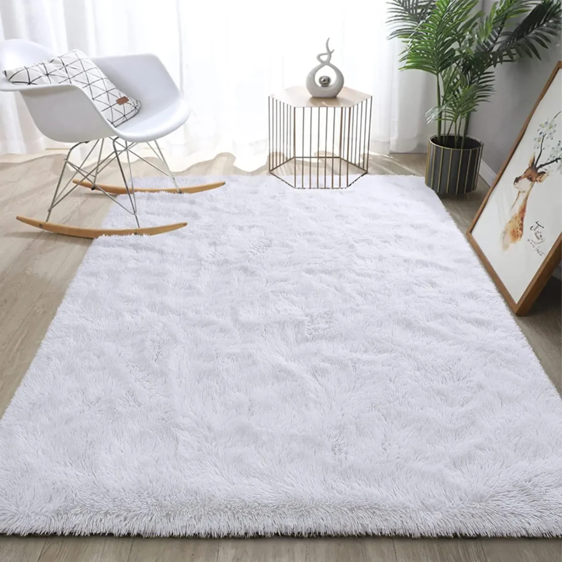 Thicken plush carpet home decoration Large Area Rug Fluffy warm winter carpets for living room rugs for Bedroom floor mats - Image 4